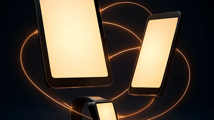 9666BAT COM Multiple devices floating in harmony